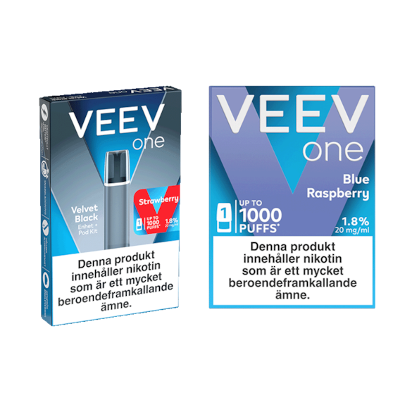 VEEV ONE Starterkit + 1 Pod Blue Raspberry