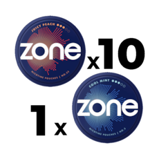 10p Juicy Peach #3 + 1p Cool Mint #3