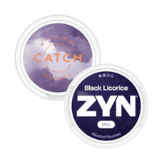 Catch and Zyn Mini Liqorice S2 2-pack