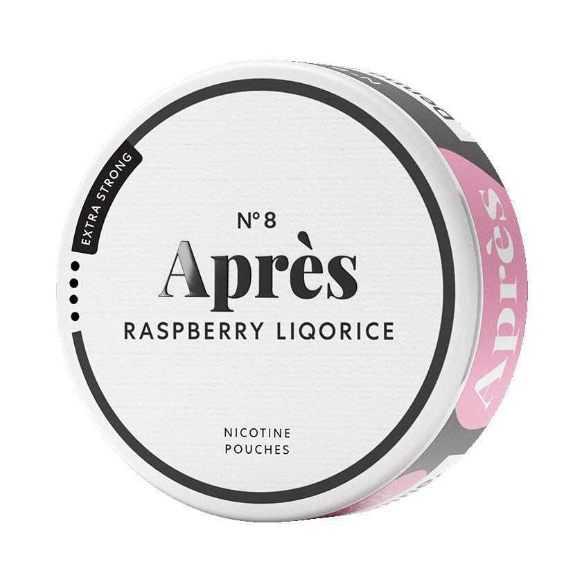 Après No.8 Raspberry Liqorice Extra Strong 8,3mg dosa