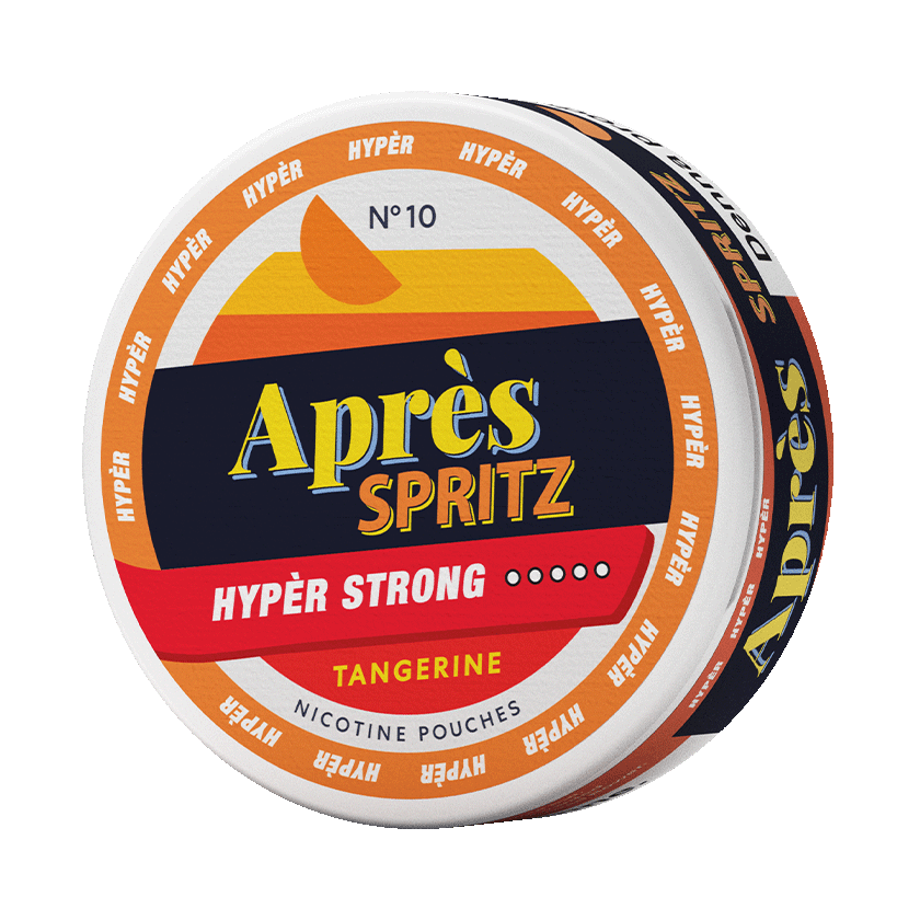 Apres Après No.10 Tangerine Spritz Hypèr Strong Strong – nikotinpåsar