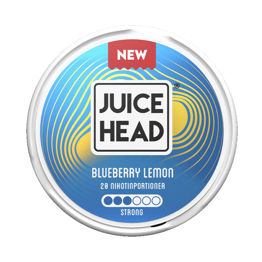 Juicehead Juice Head Blueberry Lemon 9mg Strong Normal – nikotinpåsar
