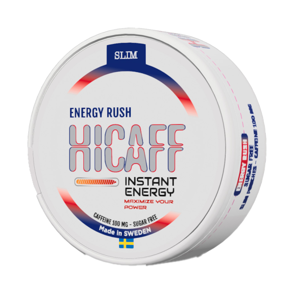 Hicaff Energy Rush Nikotinfritt Snus