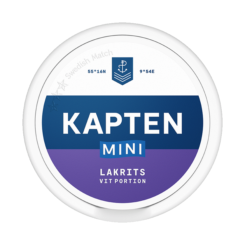 Kapten Vit Lakrits Mini