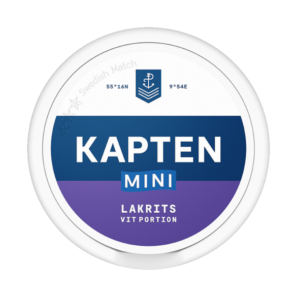 Kapten Vit Mini Lakrits