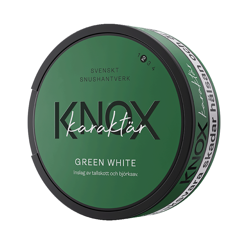 Knox Karaktär Green White - nikotinpåsar