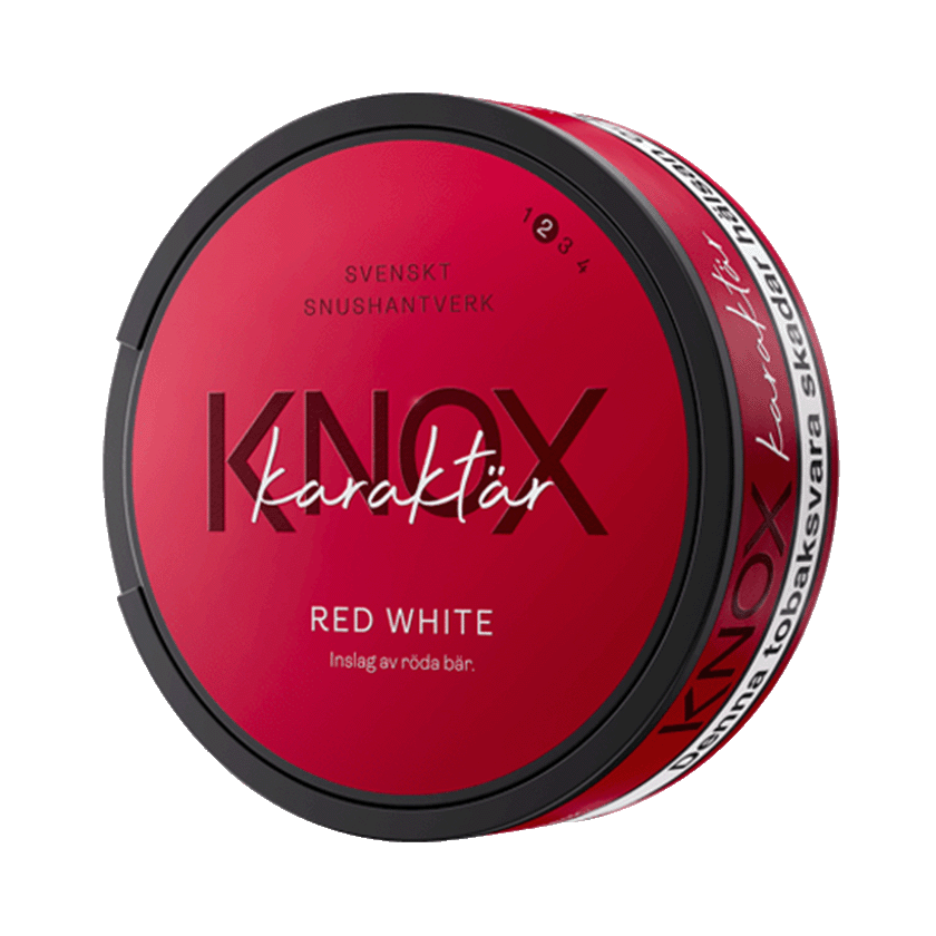 Knox Karaktär Red White - nikotinpåsar