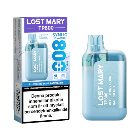 Lost Mary TP800 Blueberry Sour Raspberry