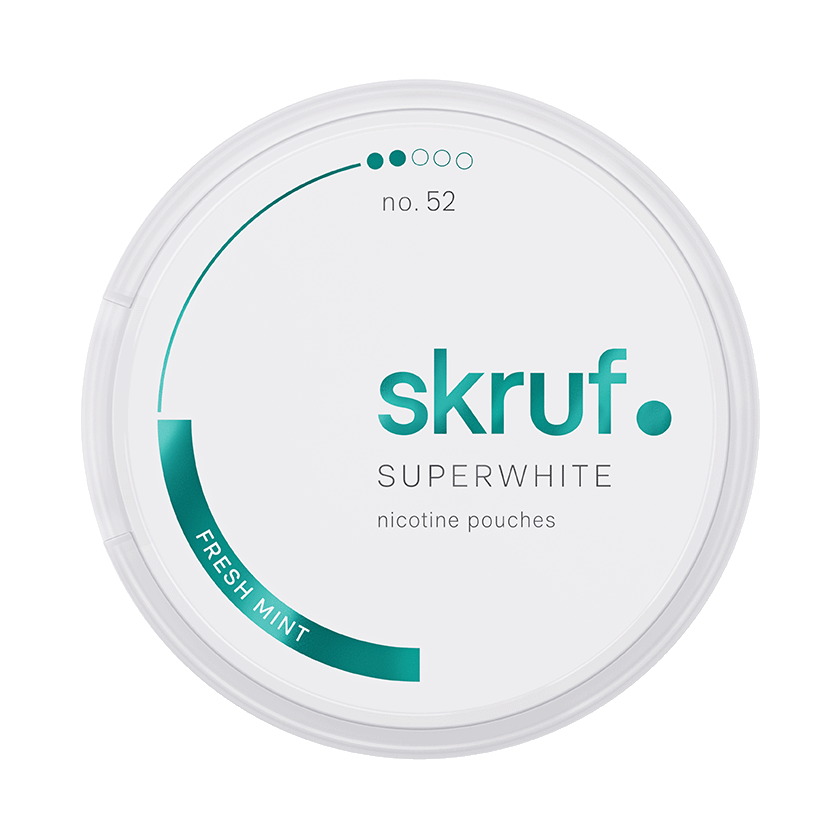 Skruf Skruf Fresh No. 2 Mint White - Snabb frakt Normal - snus