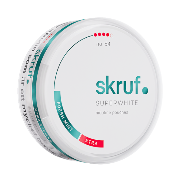 Skruf Superwhite No.54 Fresh Mint Xtra Strong