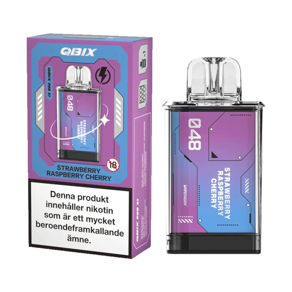 QBIX Pod Strawberry Raspberry Cherry
