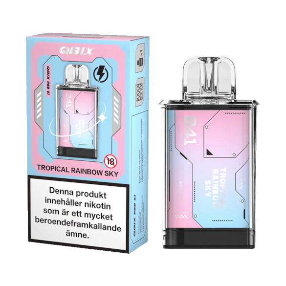 QBIX Pod Tropical Rainbow Sky