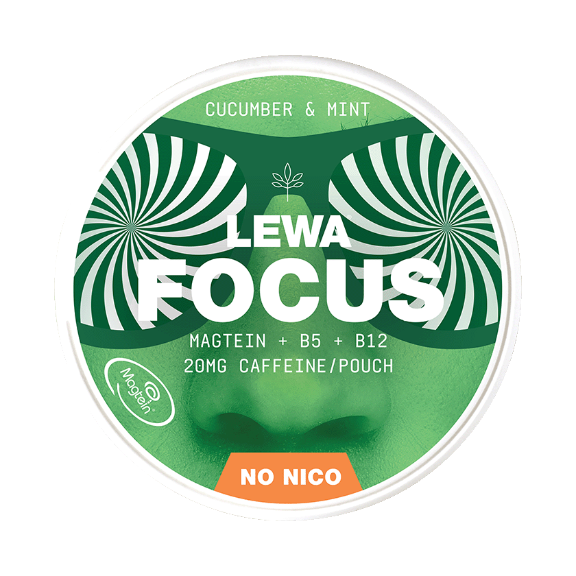 LEWA Focus Cucumber & Mint 20mg Koffein dosa