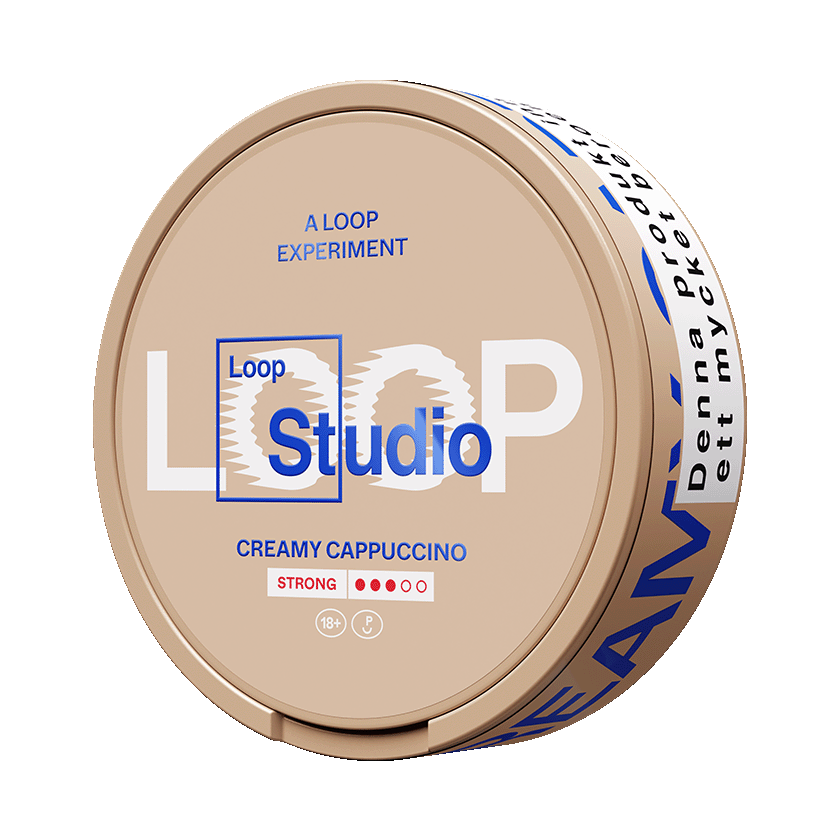 LOOP LOOP Creamy Cappuccino - Snabb frakt! Strong - nikotinpåsar