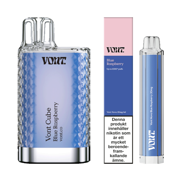 Vont Cube-Nova Blue Raspberry Mixpack