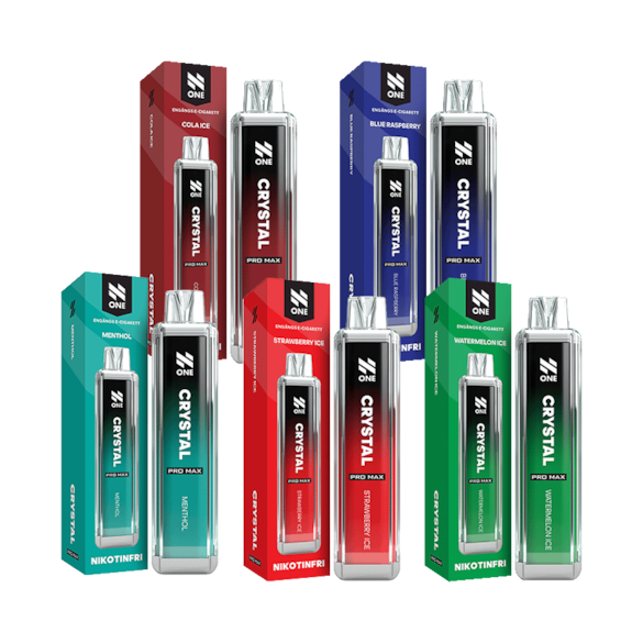N One Crystal 0mg Mixpack
