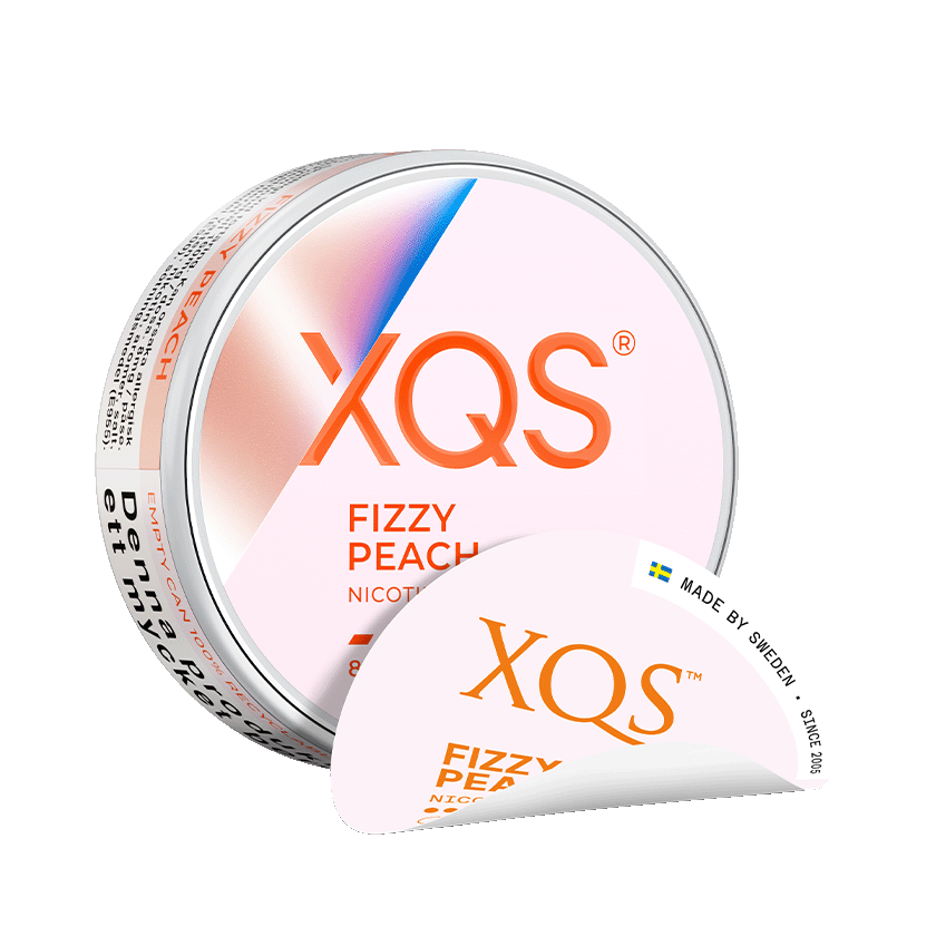 XQS XQS Fizzy Peach Normal - nikotinpåsar