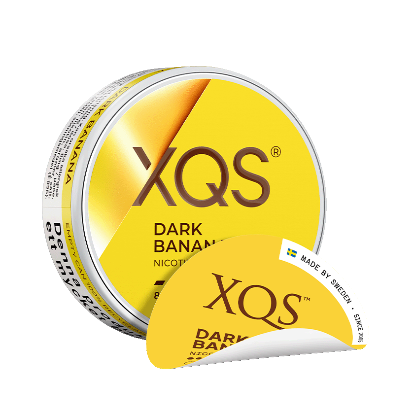 XQS XQS Dark Banana 4 Strong - nikotinpåsar