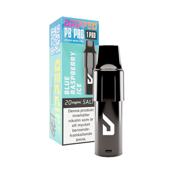 Dripped Panther Bar Pro Pod Blue Raspberry Ice