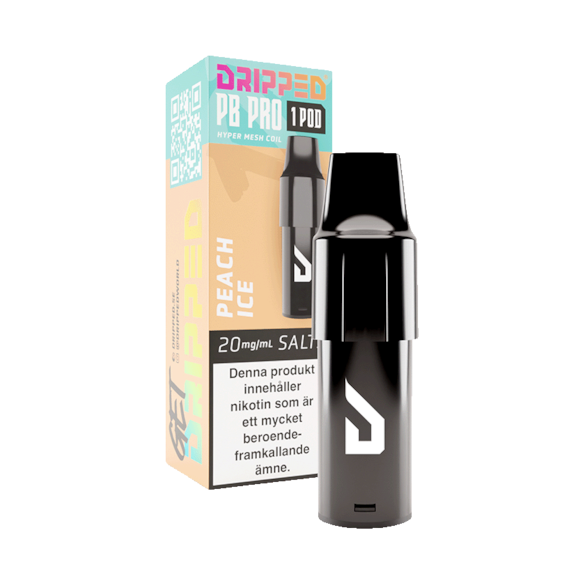 Dripped Panther Bar Pro Pod Peach Ice