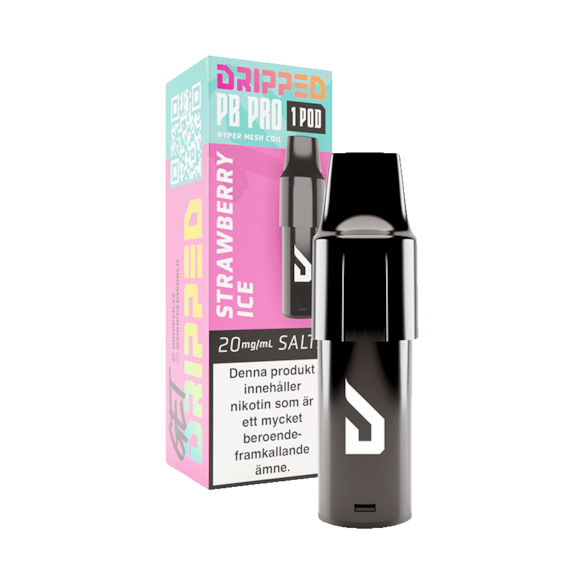 Dripped Panther Bar Pro Pod Strawberry Ice