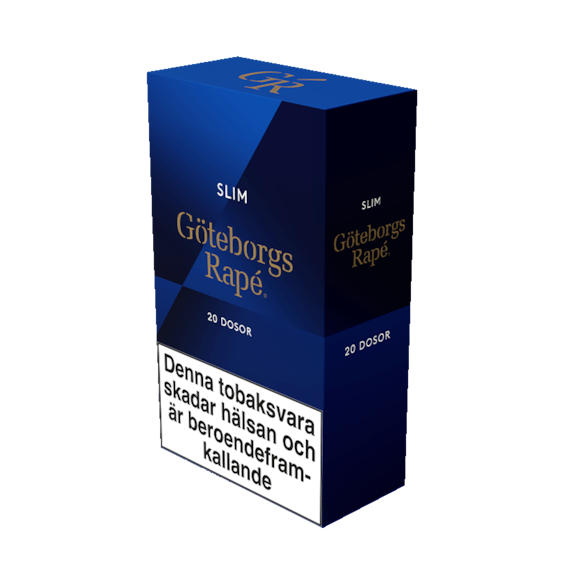 Göteborgs Rapé Slim Vit Portion 20-pack Box Edition