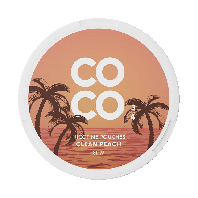 Coco Coco Clean Peach | Coco snus - nikotinpåsar