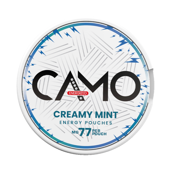 CAMO Creamy Mint Energy Pouches 77mg