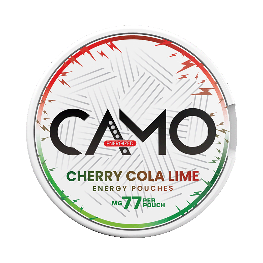 CAMO Cherry Cola Lime 77mg Koffein dosa