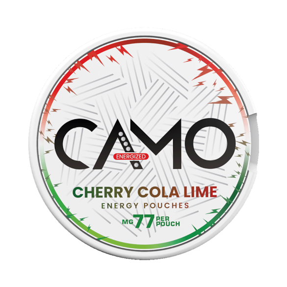 CAMO Cherry Cola Lime Energy Pouches 77mg