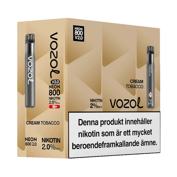 vozol neon tobacco Köp Vozol Neon 800 2.0 Cream Tobacco billigt online