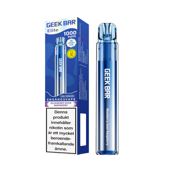 GEEK BAR Elite 1000 Blueberry Sour Raspberry