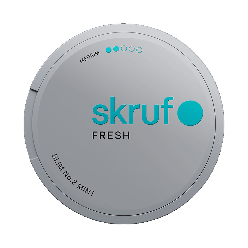 Skruf Skruf Fresh No.02 Slim White Mint Medium - snus