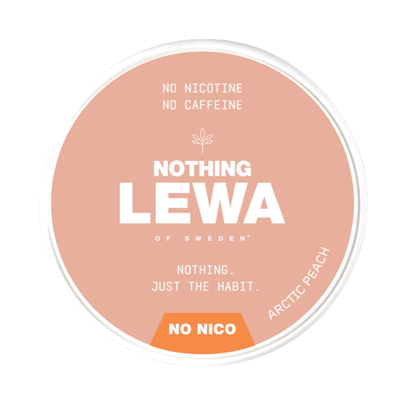 LEWA Nothing Arctic Peach Nikotinfritt Snus