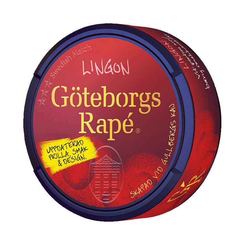 Göteborgs Rapé Göteborgs Rapé Lingon Vit Portion - traditionellt snus