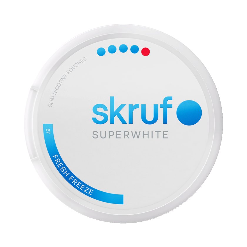 Skruf Superwhite No.67 Fresh Freeze 12mg dosa