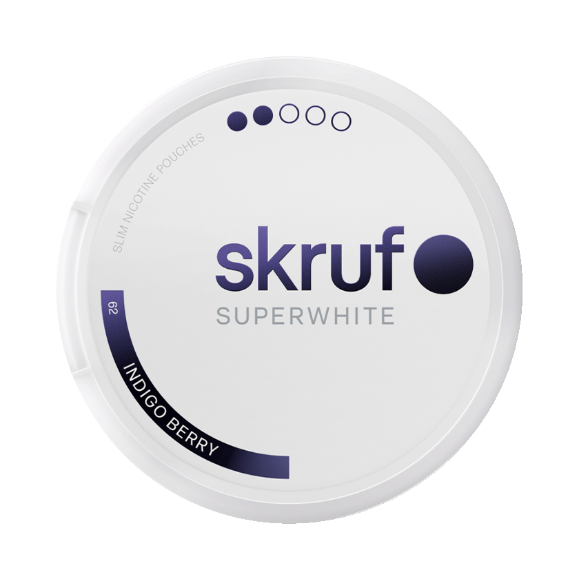 Skruf Superwhite No.62 Indigo Berry 6mg dosa