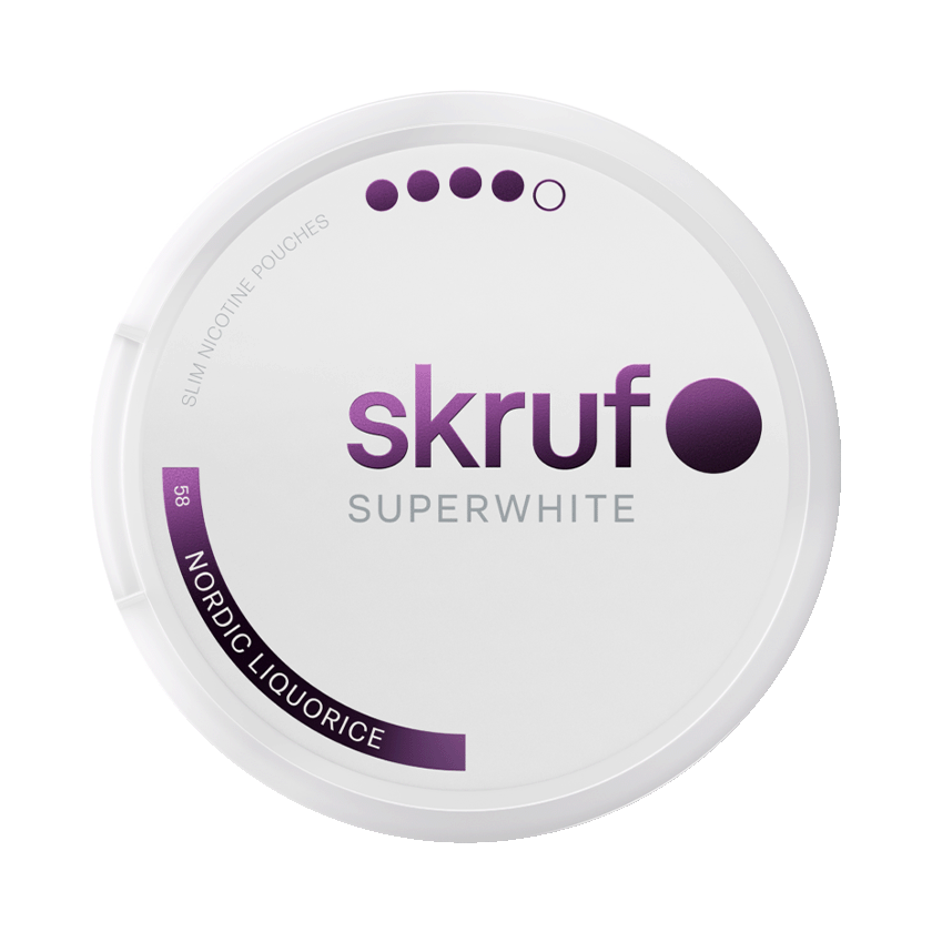 Skruf Superwhite No.58 Nordic Liquorice 11,5mg dosa