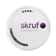 Skruf Superwhite No.58 Nordic Liquorice Xtra