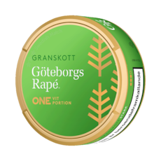 Göteborgs Rapé ONE Granskott Vit Portion