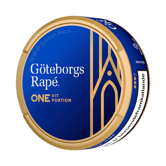 Göteborgs Rapé ONE Vit Portion
