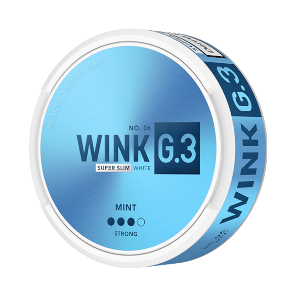 G.3 No.06 WINK Mint Super Slim White Strong