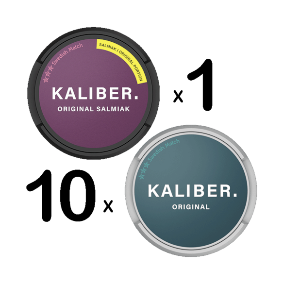 10 Kaliber Original + 1 Kaliber Original Salmiak
