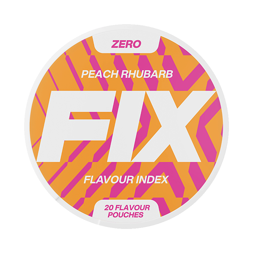 FIX Zero Peach Rhubarb Nikotinfri dosa
