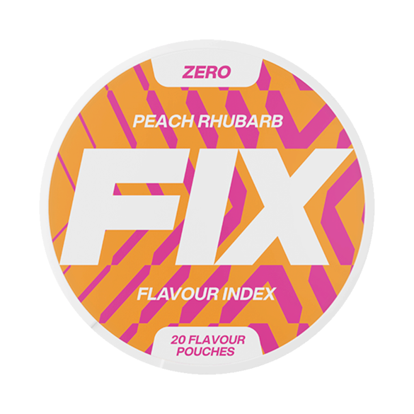FIX Zero Peach Rhubarb Nikotinfri
