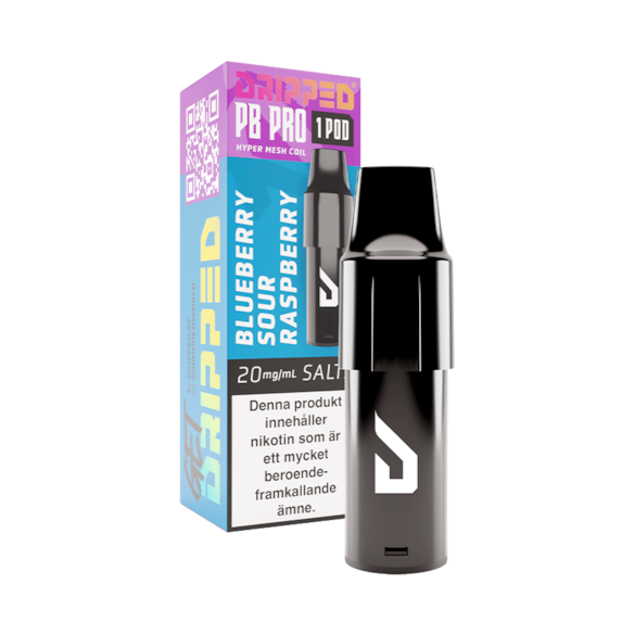 Dripped Panther Bar Pro Pod Blueberry Sour Raspberry